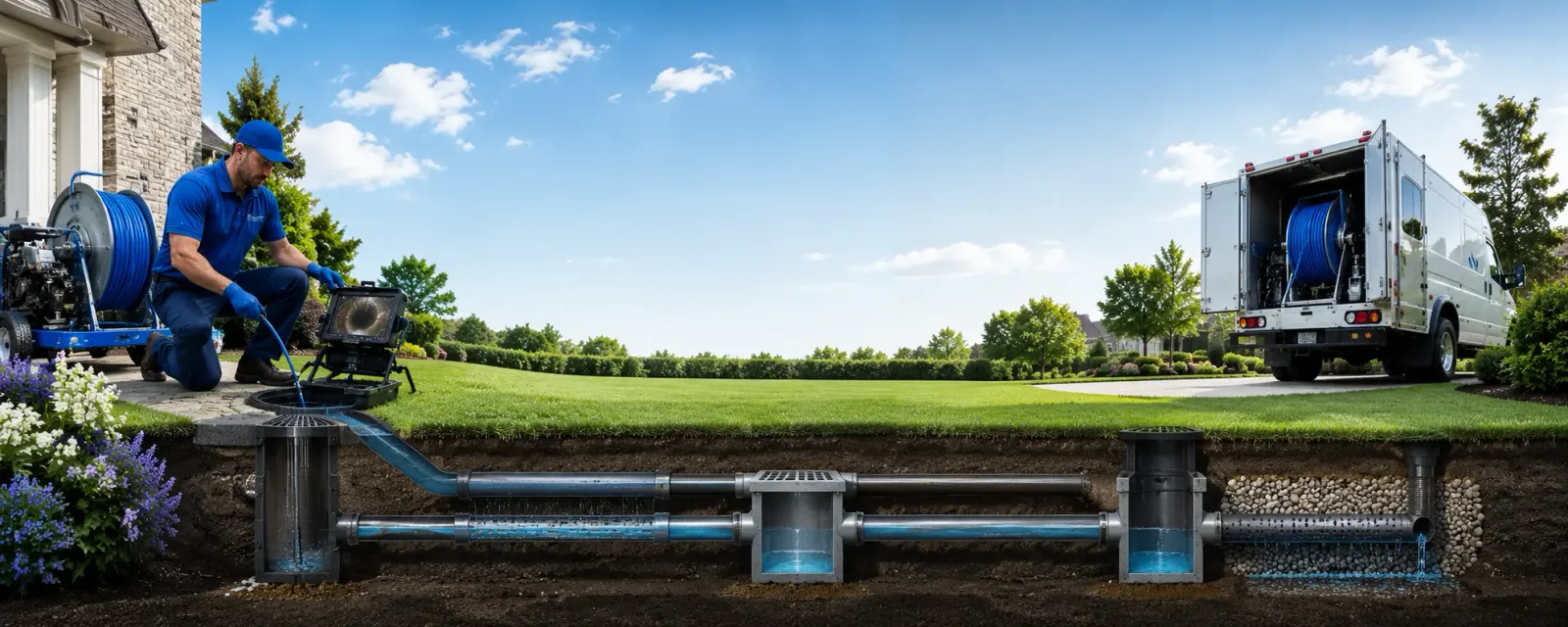Outdoor drain cleaning information for Oak Ridge, PA
